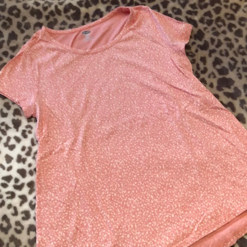 Old Navy Floral Pink A-line Swing Top XL 14 Girls